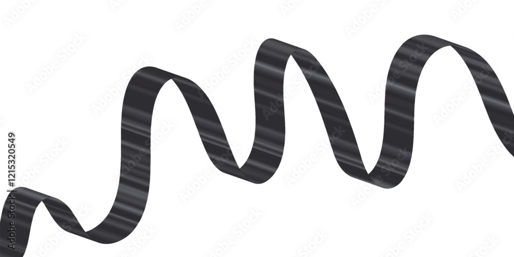 Fototapeta premium Abstract background with wavy thin lines. Optical illusion for simple geometric backdrop striped wavy abstract background Abstract background with wavy thin lines