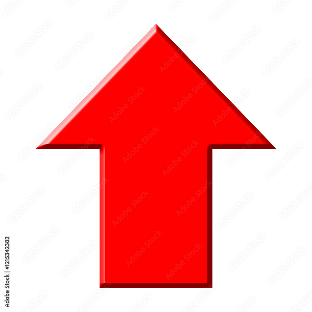 red arrow isolated on white red arrow isolated on white