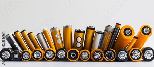 Assorted Batteries Recycling Studio Shot photo