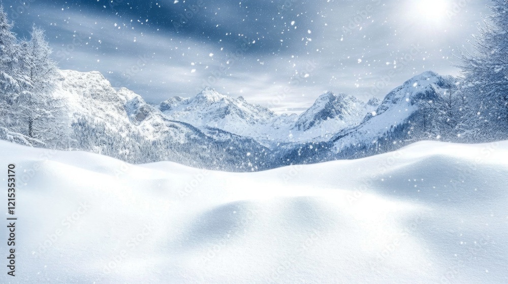 winter space of snow winter space of snow