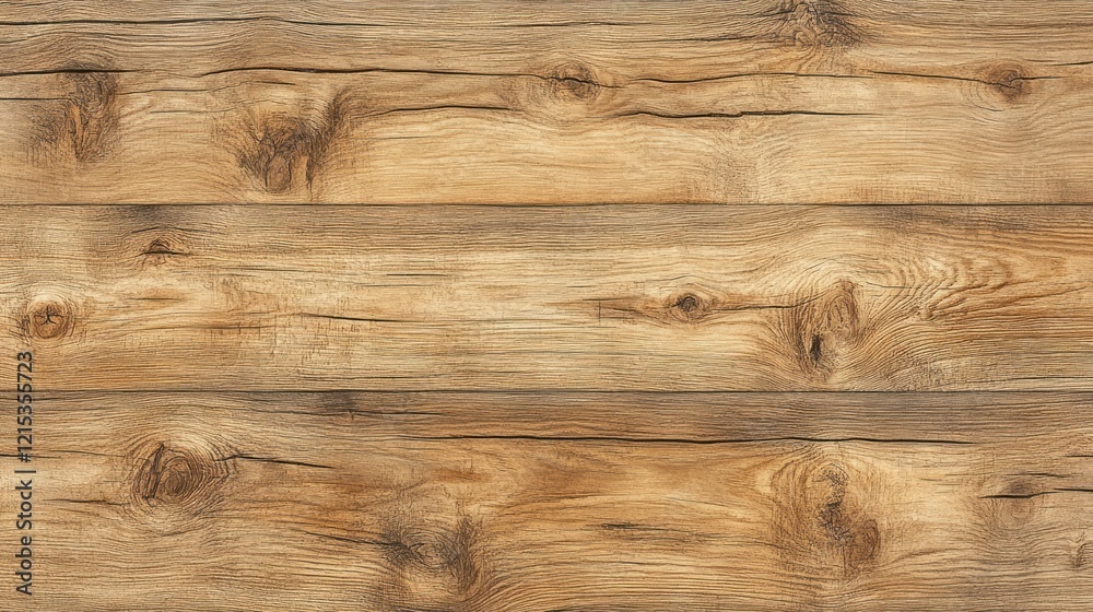 Naklejka premium Rustic light brown wood planks texture background