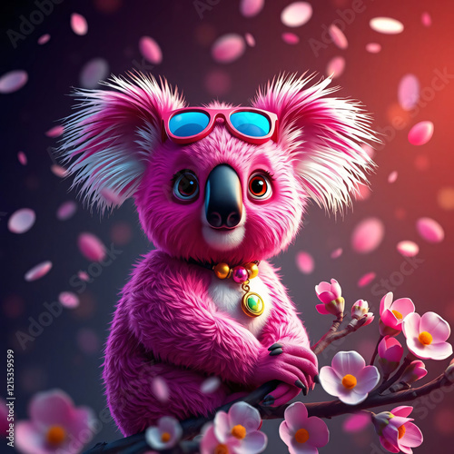 pink koala