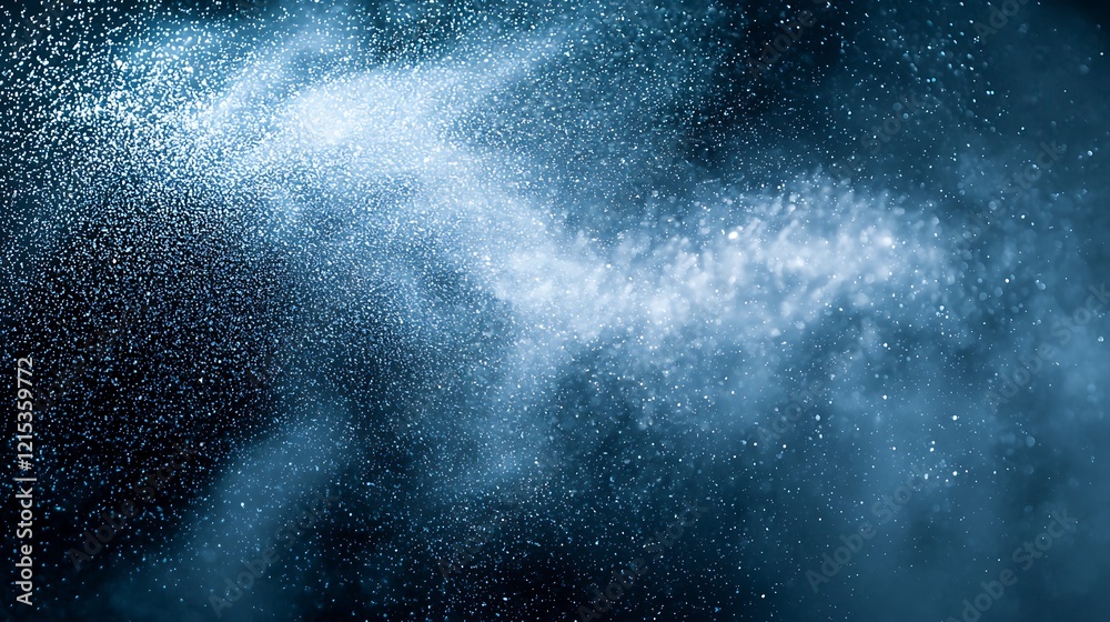 Fototapeta premium White blue wind spray texture gradient bright light and glow texture background