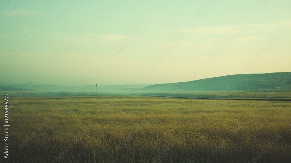An endless expanse of golden field meets the horizon in a serene landscape, evoking a sense of peace and wide-open freedom. An endless expanse of golden field meets the horizon in a serene landscape, evoking a sense of peace and wide-open freedom.