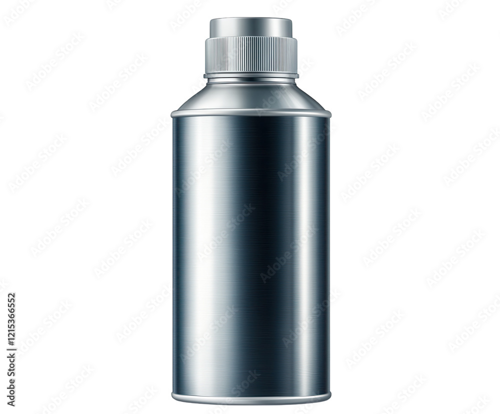 A spray can with metallic texture paint and a shiny label. PNG transparent. A spray can with metallic texture paint and a shiny label. PNG transparent.