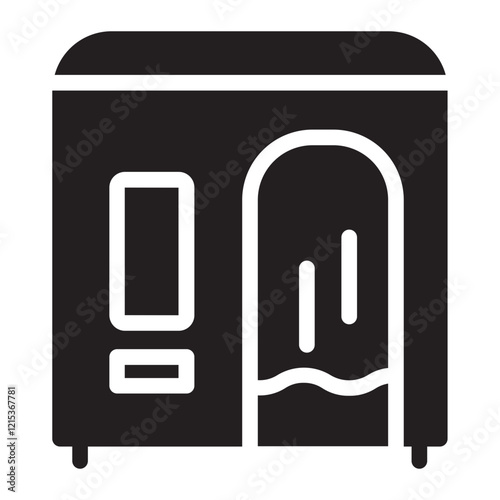 photo booth glyph icon