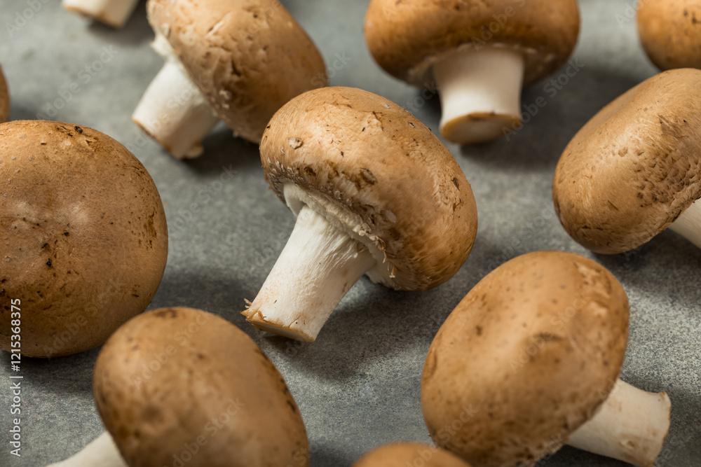 Raw Organic Cremini Baby Bella Mushrooms Raw Organic Cremini Baby Bella Mushrooms