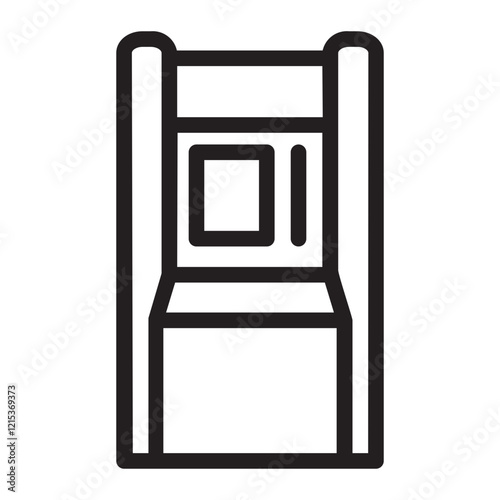 Atm Machine line icon