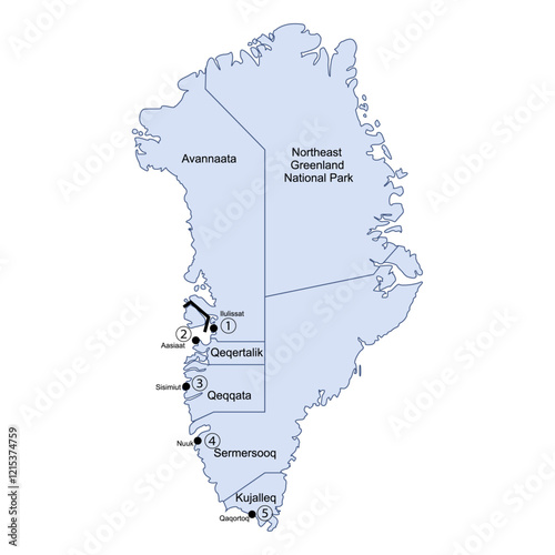 Greenland administrative provinces