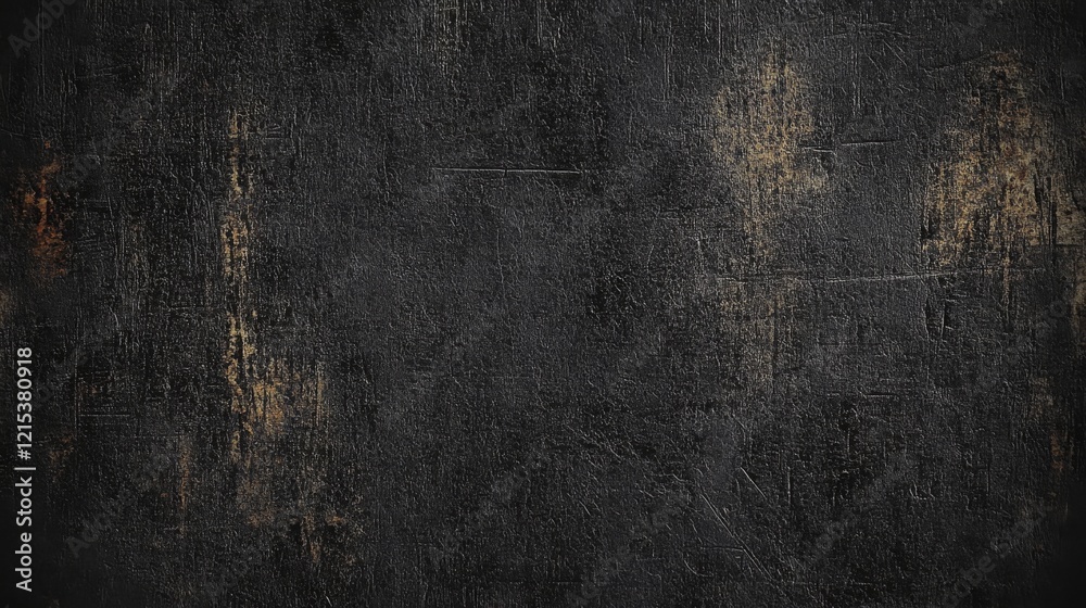 Obraz premium black scratched metal texture