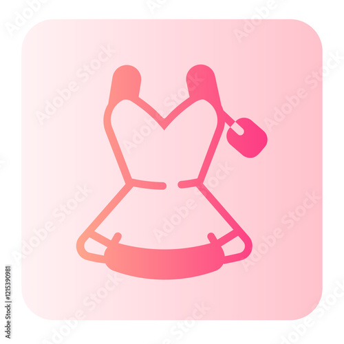 Nightgown  gradient icon