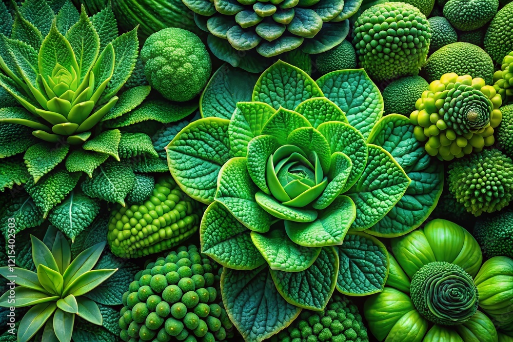 Panoramic Abstract Green Texture: Lush Nature Background for Design Panoramic Abstract Green Texture: Lush Nature Background for Design