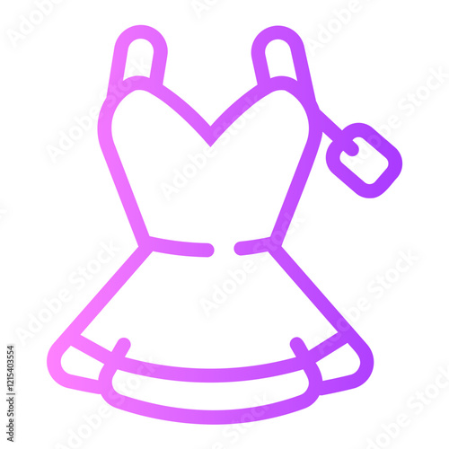 Nightgown  gradient icon