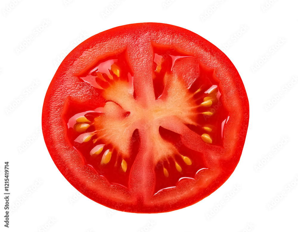 custom made wallpaper toronto digitalSlice of tomato isolated on transparent background