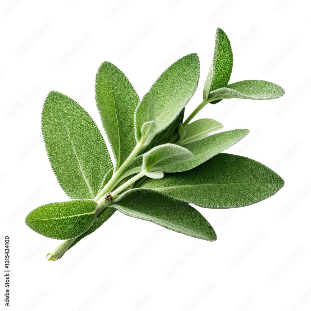 Obraz premium green leaves, isolated on transparent background