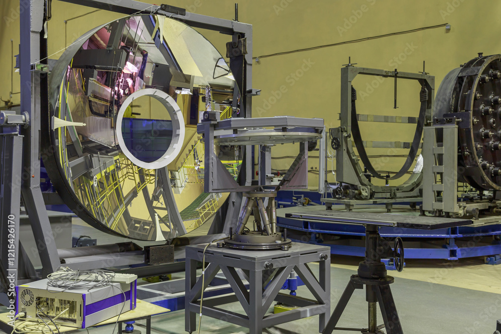 Large mirror made of optical glass. Large mirror made of optical glass.