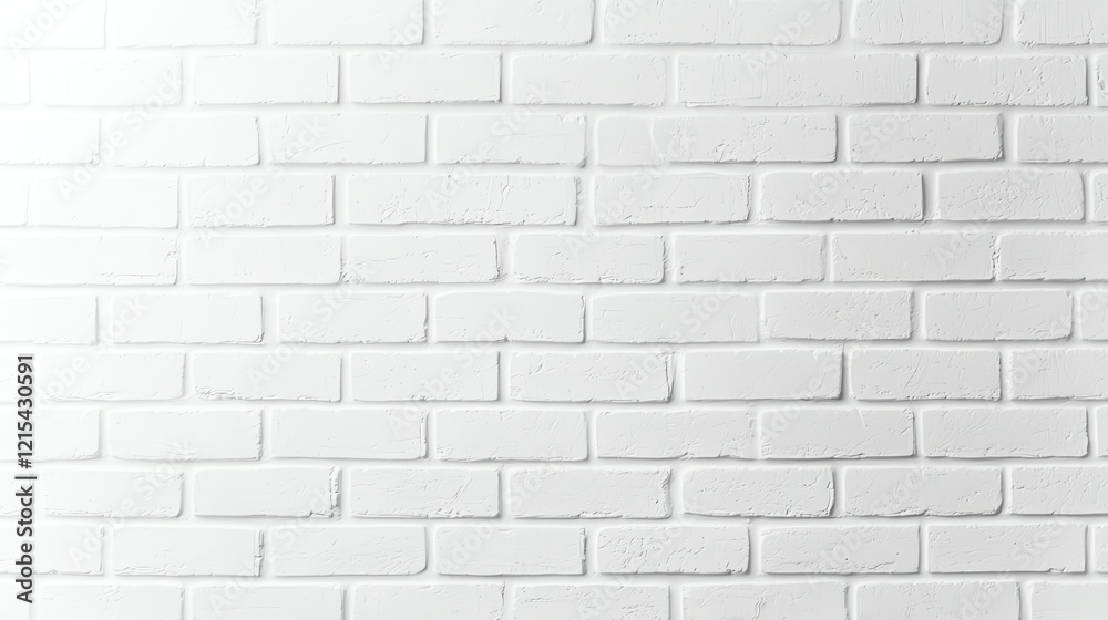 A clean and modern white brick wall texture, perfect for backgrounds or design elements. Ideal for creating a fresh and bright atmosphere in various projects. A clean and modern white brick wall texture, perfect for backgrounds or design elements. Ideal for creating a fresh and bright atmosphere in various projects.