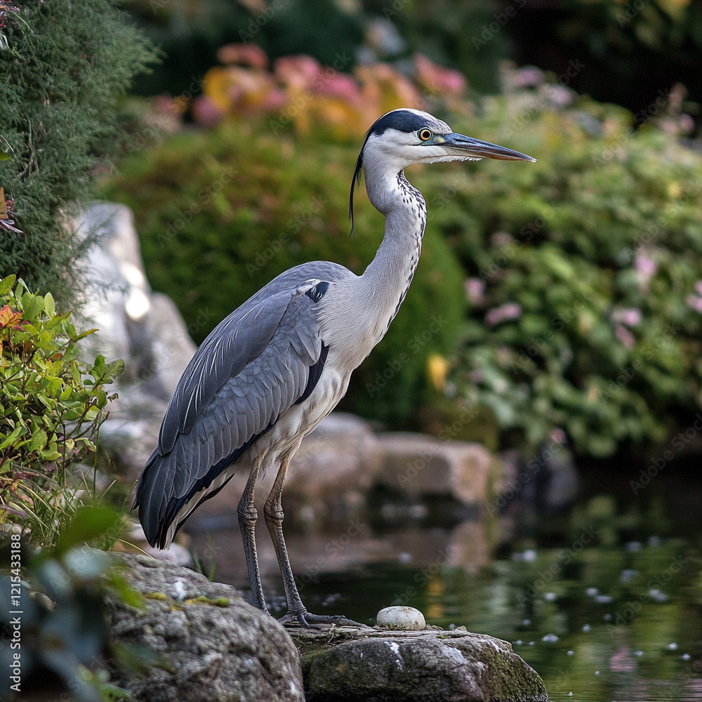 Fototapeta premium great blue heron of the sea