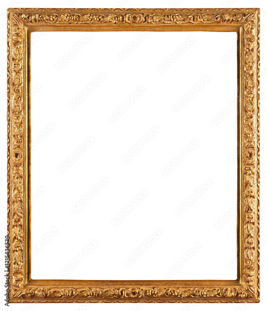 Picture frame in the Baroque style on a transparent background, in PNG format. Picture frame in the Baroque style on a transparent background, in PNG format.