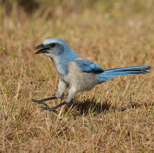 Gorgeous Florida Scrub Jay Endangered Merritt Island NWR  photo