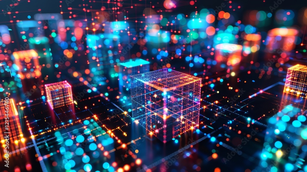 Concept of secure cloud storage featuring cybersecurity elements and data protection symbols Concept of secure cloud storage featuring cybersecurity elements and data protection symbols