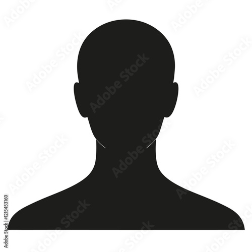 Human Silhouette, vector black color silhouette, on a white background