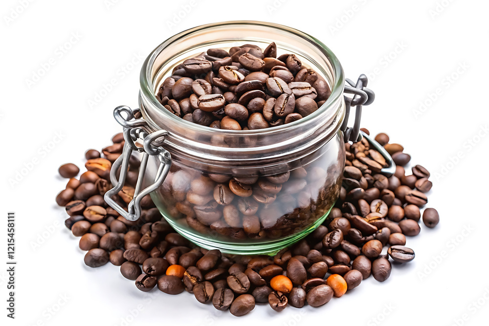 Fototapeta premium coffee beans in a cup
