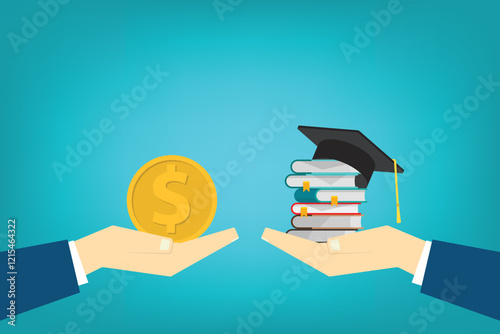 Financial costs and investment in higher education and student loans