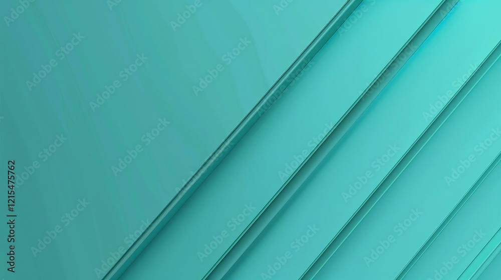 Obraz premium Abstract Teal Diagonal Lines Wallpaper