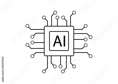 AI Artificial Intelligence Chip with Circuit Vector