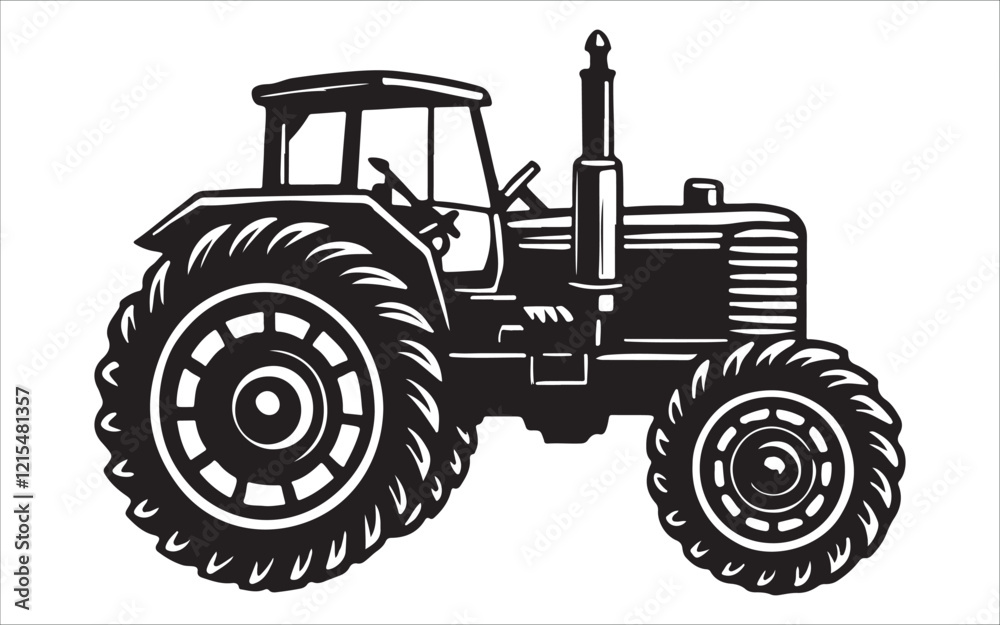 tractor isolated on white background tractor isolated on white background