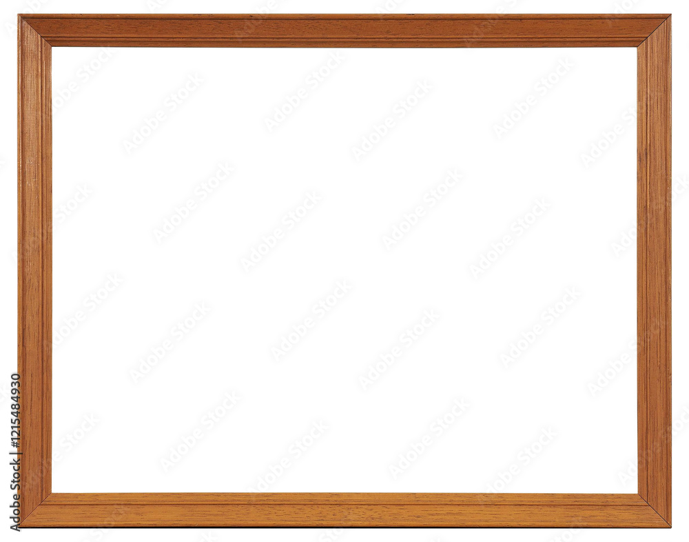 Lacquered wood picture frame in PNG format on a transparent background. Lacquered wood picture frame in PNG format on a transparent background.