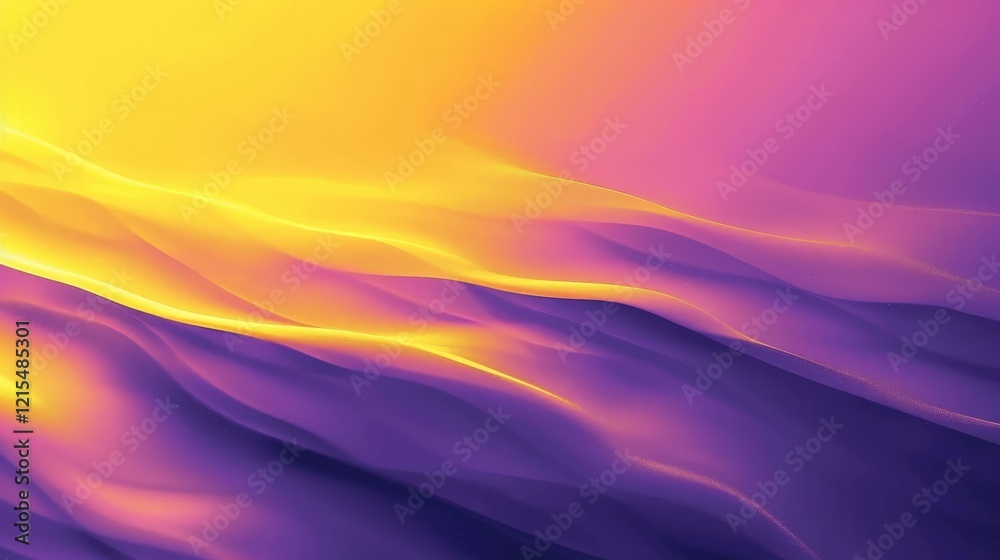Obraz premium Abstract Purple and Yellow Wave Background