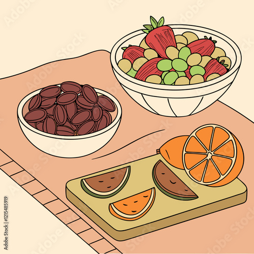 For Ramadan iftar, fruits are a refreshing and healthy option to break the fast. They provide hydration, vitamins, and natural sugars that help replenish your body. Some popular fruits often enjoyed d