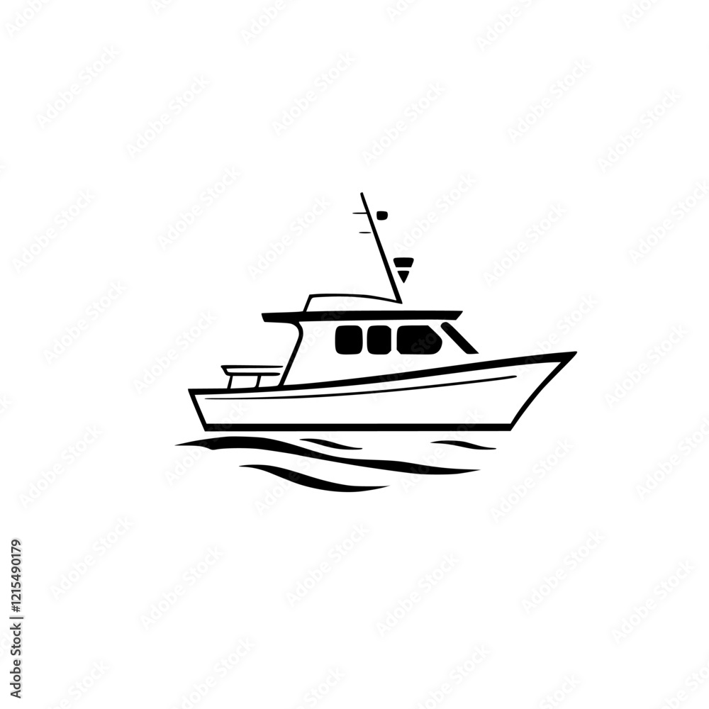 Elegant Yacht Sailing on Calm Ocean Waters: Luxury Cruise, Summer Vacation, and Nautical Travel Concept Elegant Yacht Sailing on Calm Ocean Waters: Luxury Cruise, Summer Vacation, and Nautical Travel Concept