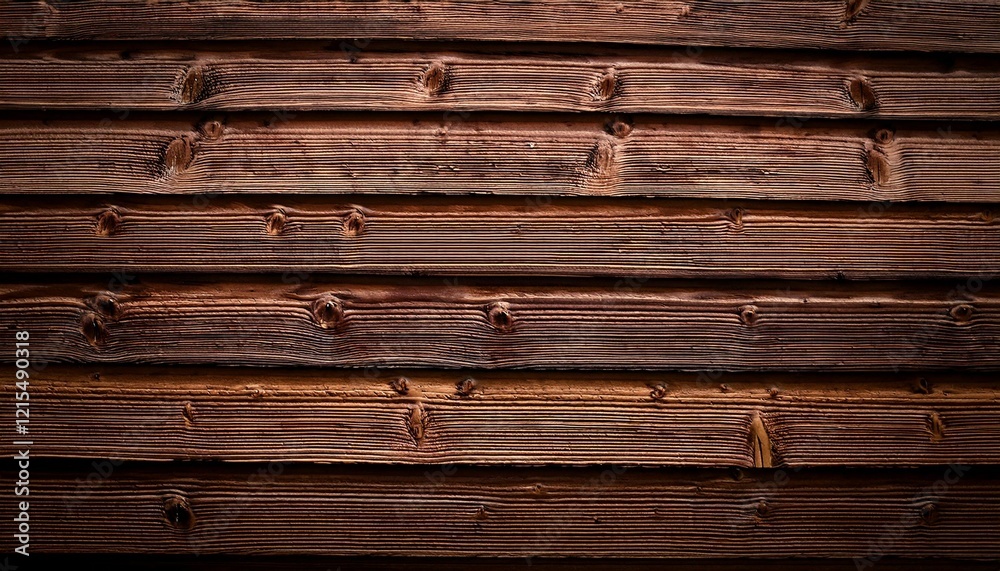 Obraz premium dark brown rustic wooden planks background texture