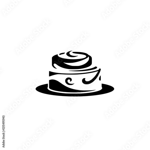 Elegant Two-Layered Cake: A Delicious Dessert Masterpiece. Perfect for birthdays, weddings, or any special occasion. Indulge in sweetness!