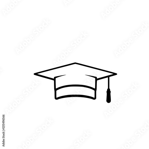 Graduation Cap: A Symbol of Education, Achievement, and Knowledge. Perfect for academic websites, blogs, and educational resources.
