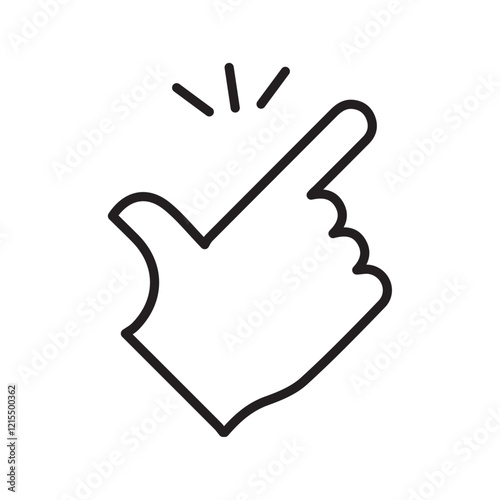 Easy icon Outline set in black and white color