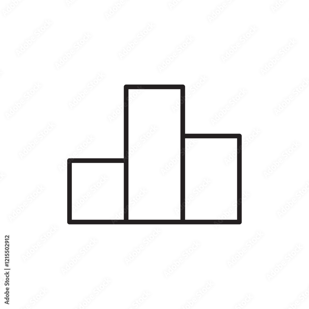 Podium icon Outline set in black and white color Podium icon Outline set in black and white color