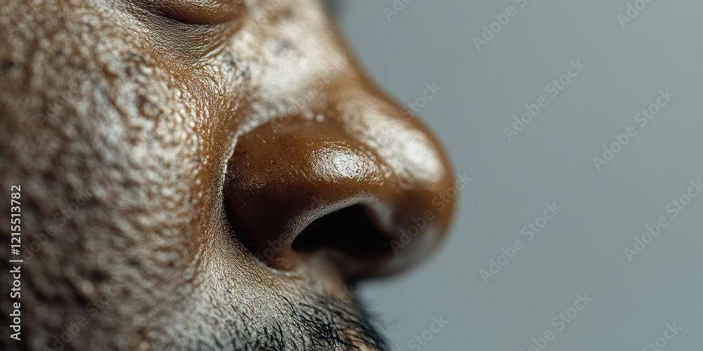 Close-up Photograph of Human Nose and Facial Skin Close-up Photograph of Human Nose and Facial Skin