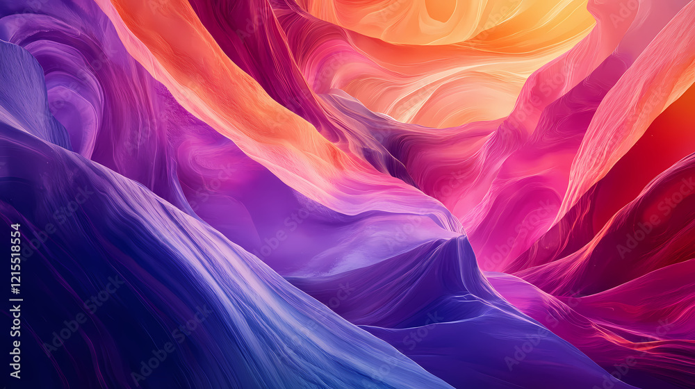 Abstract background with a retro, vaporwave aesthetic. Electric Canyon. Illustration Abstract background with a retro, vaporwave aesthetic. Electric Canyon. Illustration