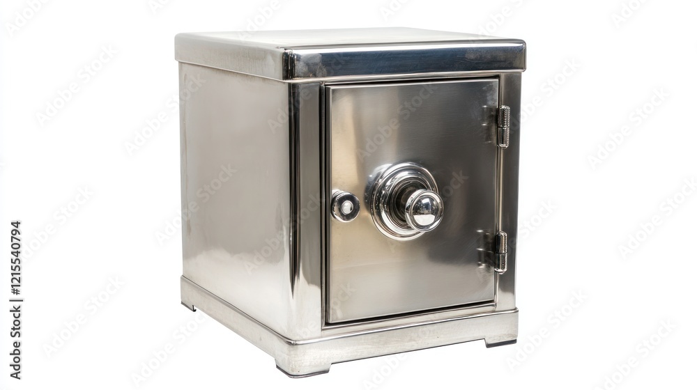 Secure storage solutions stainless steel safe home office industrial design modern aesthetics Secure storage solutions stainless steel safe home office industrial design modern aesthetics
