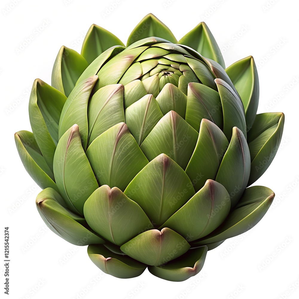 3d render artichoke, white background. 3d render artichoke, white background.