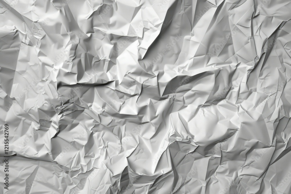 Obraz premium Image of Crumpled sheet of toned white paper. Texture for background usage