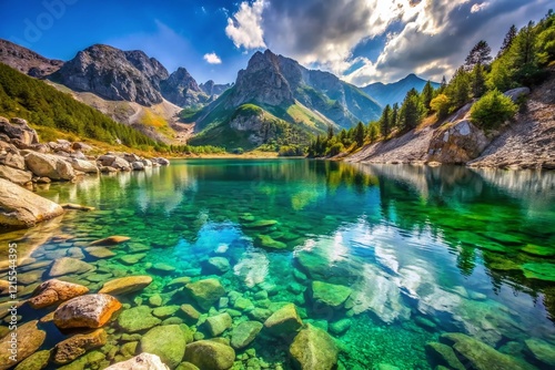 Stunning High-Definition Photo of Lake Ohrid's Crystal Clear Waters