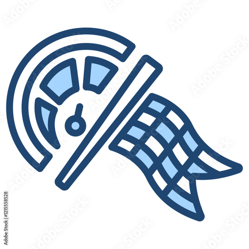 Race Blue Icon