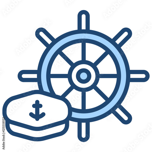 Skipper Blue Icon