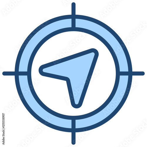 Navigation Blue Icon