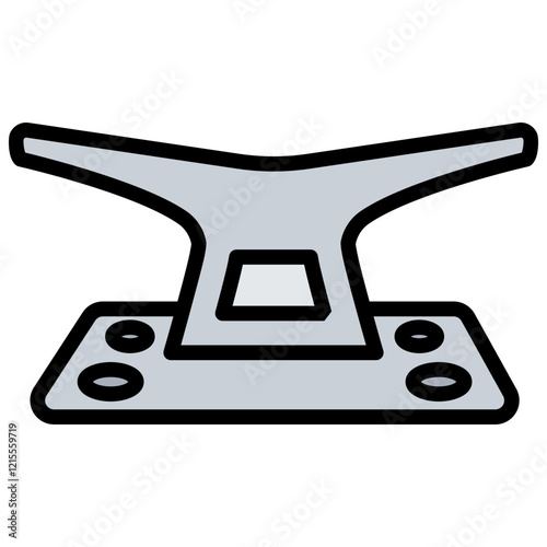 Cleat Outline Color Icon